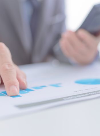 Businessman Analyzing Investment Charts Computer Accounting Stock Photo 302816519 Shutterstock